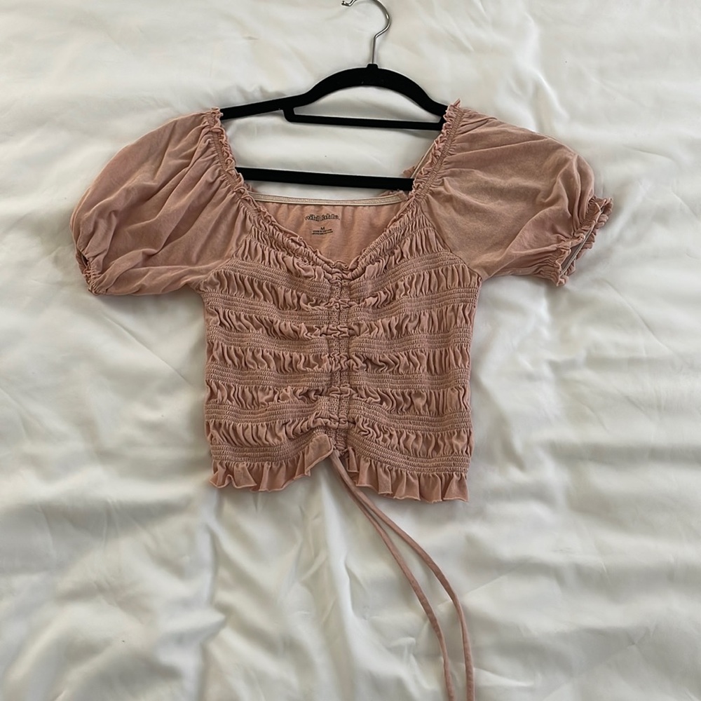 Blush pink shirt